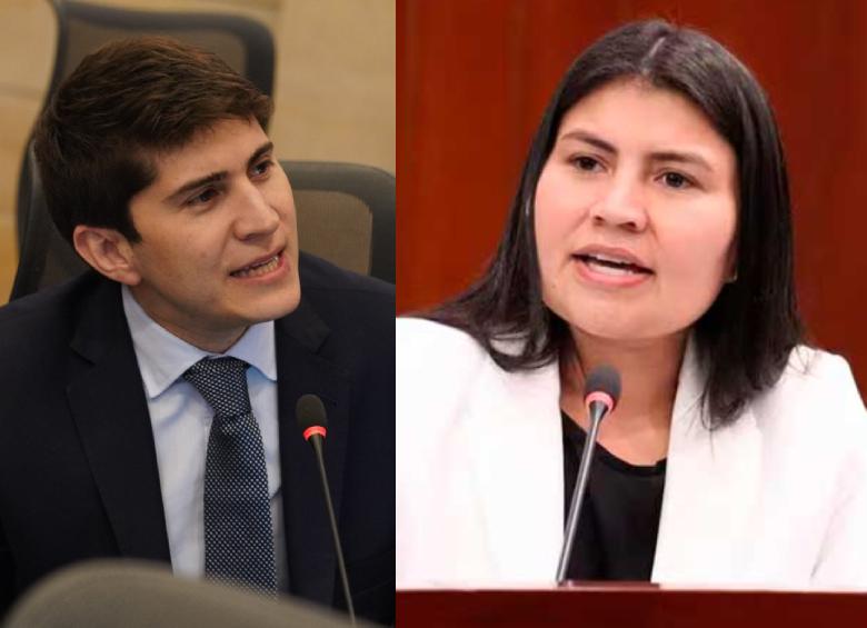 Wadith Manzur y Karen Manrique. Fotos: Colprensa