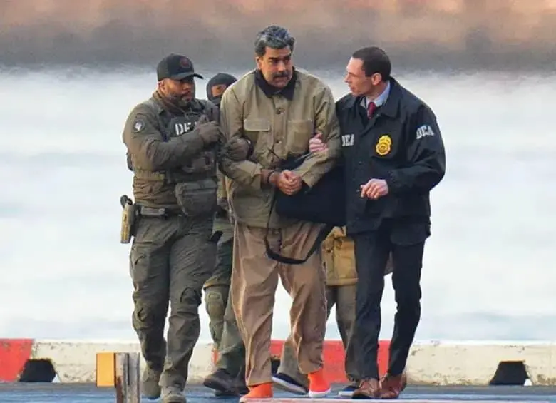 Captura de Nicolás Maduro. FOTO: AFP.