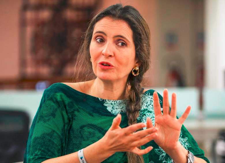 La senadora Paloma Valencia hizo una denuncia pública en Twitter sobre dineros irregulares en el Pacto. FOTO: Colprensa. 