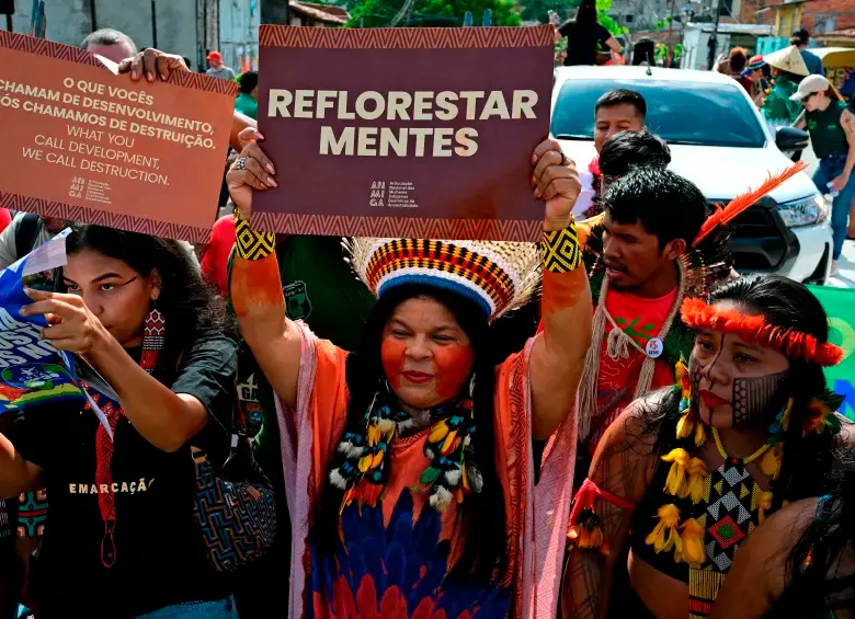 Delegados, líderes y activistas climáticos participaron en las jornadas finales de la COP30 en Belém. FOTO Getty 