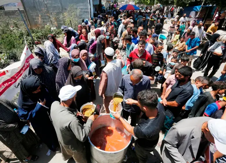 El gobierno de Israel asegura que “actualmente hay suficiente comida” en Gaza. FOTO GETTY