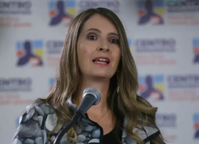 La candidata del Centro Democrático alcanzó el 6,91 % del total de sufragios contabilizados. FOTO: Colprensa.