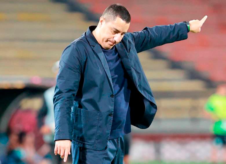 Efraín Juárez llegó con Nacional a la primera final de su carrera como entrenador en el fútbol colombiano. FOTO: MANUEL SALDARRIAGA