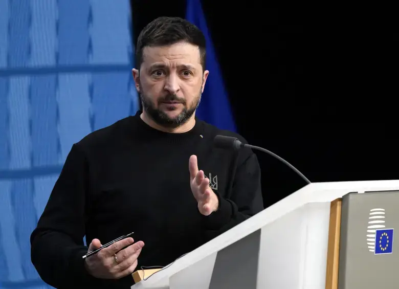 Volodímir Zelenski, presidente de Ucrania. FOTO: GETTY