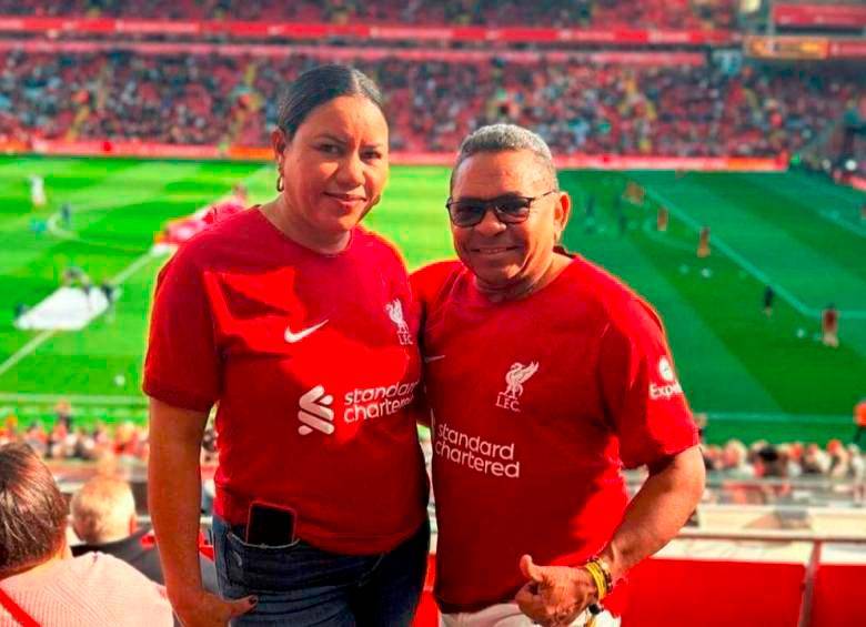 Cilenis y Luis Manuel, padres del jugador de Liverpool Lis Díaz. FOTO: Tomada de Instagram @Cilemismarulandamolina