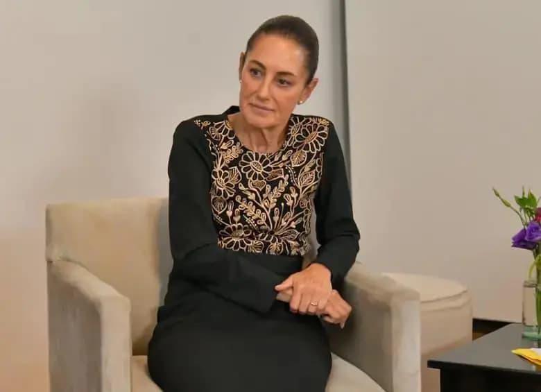 Claudia Sheinbaum, presidenta de México, aclaró que la brigada de rescatistas de la Sedena no ingresó a Colombia tras el terremoto de magnitud 7,4. FOTO: Colprensa.