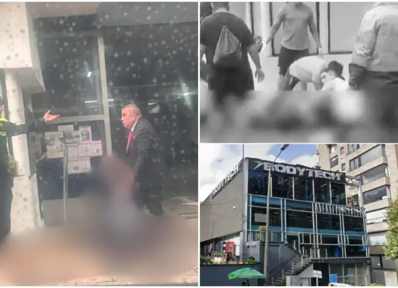 Las víctimas tras el ataque en el gimnasio. FOTO: Tomada de redes sociales