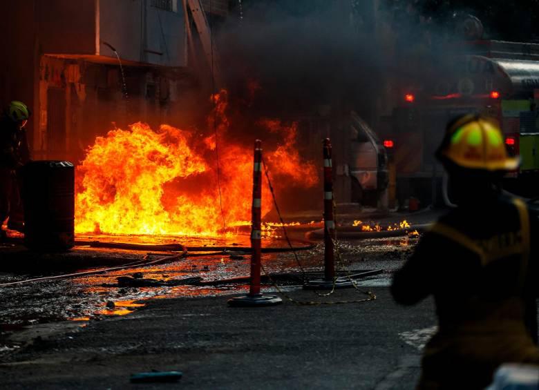 Las llamas se originaron el pasado martes. Los bomberos extinguieron el fuego luego de nueve horas.
