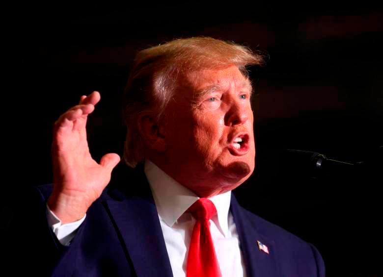 Trump, que busca volver a la Casa Blanca en 2024, sigue considerando fraudulentas las elecciones que perdió en 2020 contra Joe Biden. FOTO: GETTY 