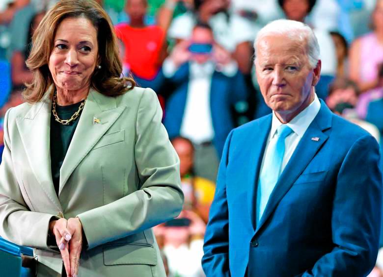 Kamala Harris ocupó el lugar de Joe Biden cuando este abandonó la contienda electoral. FOTO: Getty