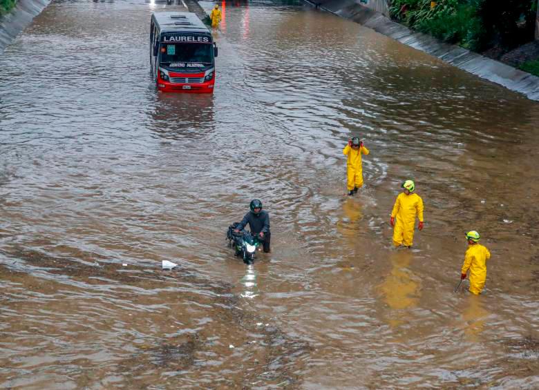Medellín ha sentido los efectos de los aguaceros de esta temporada de lluvias FOTO MANUEL SALDARRIAGA