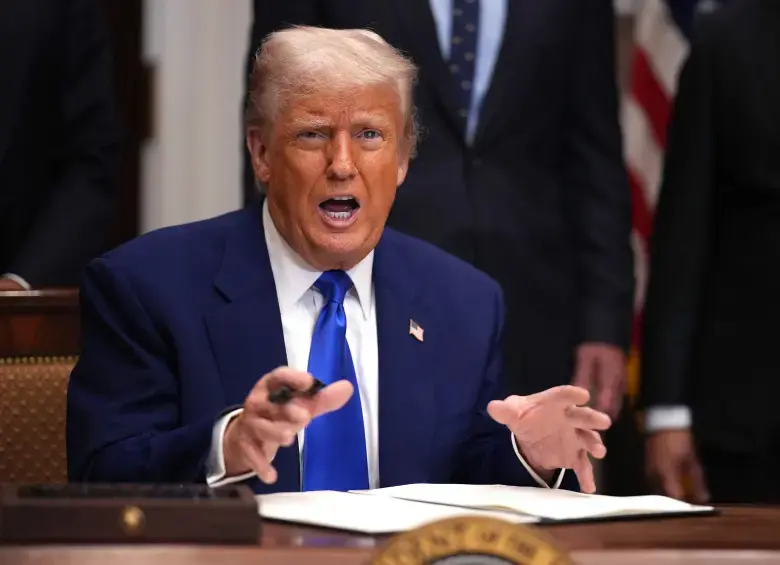 Donald Trump se refirió a su moral y al derecho internacional como limitantes para llevar a cabo sus acciones militares. FOTO: GETTY