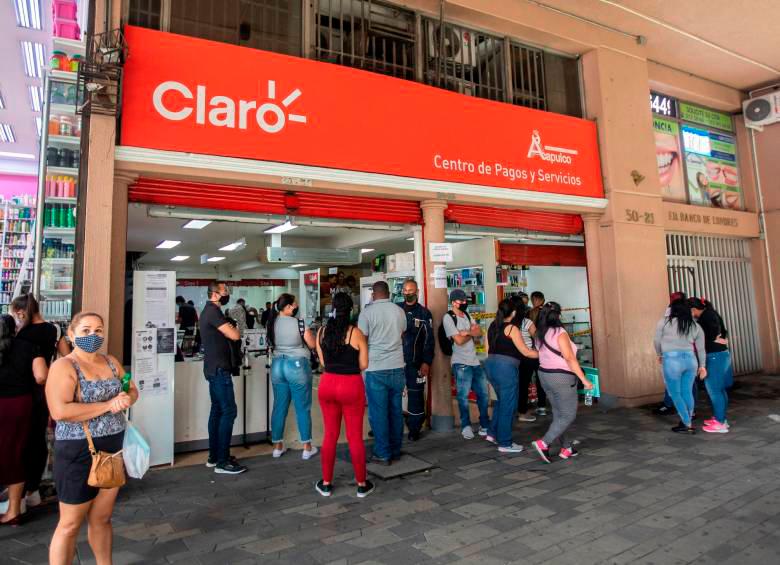 Claro tiene 37 millones de clientes en Colombia. FOTO EL COLOMBIANO. 