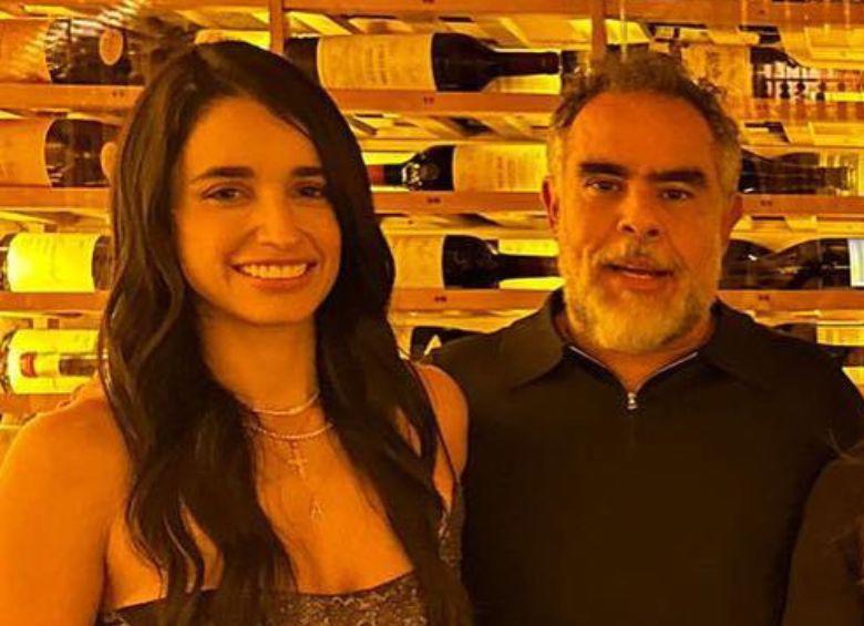 La arquitecta Adelina Guerrero junto a su esposo Armando Benedetti, embajador de Colombia ante la FAO. FOTO: INSTAGRAM ADELINA GUERRERO