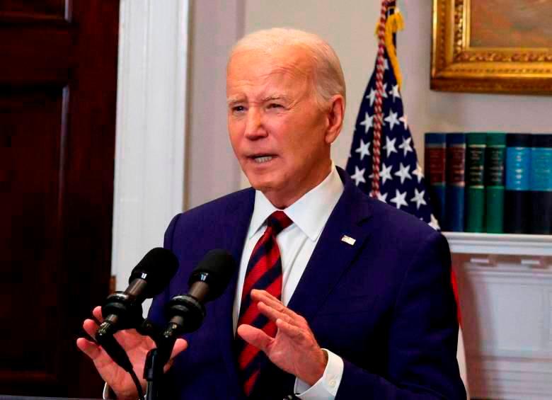 Joe Biden salió por primera vez a explicar las razones de su retiro en las elecciones de Estados Unidos. FOTO: Getty