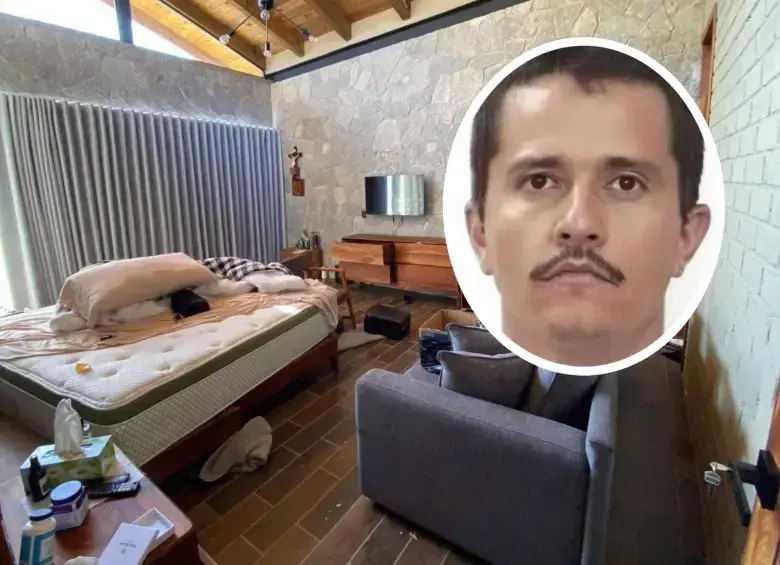La habitación Nemesio Osegura, alias El Mencho, donde estuvo por última vez. FOTO: Cortesía de El Universal, Milenio y Autoridades Federales de México