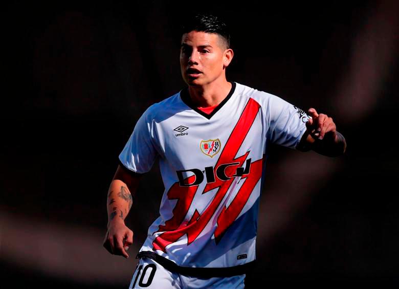 James Rodríguez dejó las filas del Rayo Vallecano a falta de seis meses de contrato. FOTO: GETTY