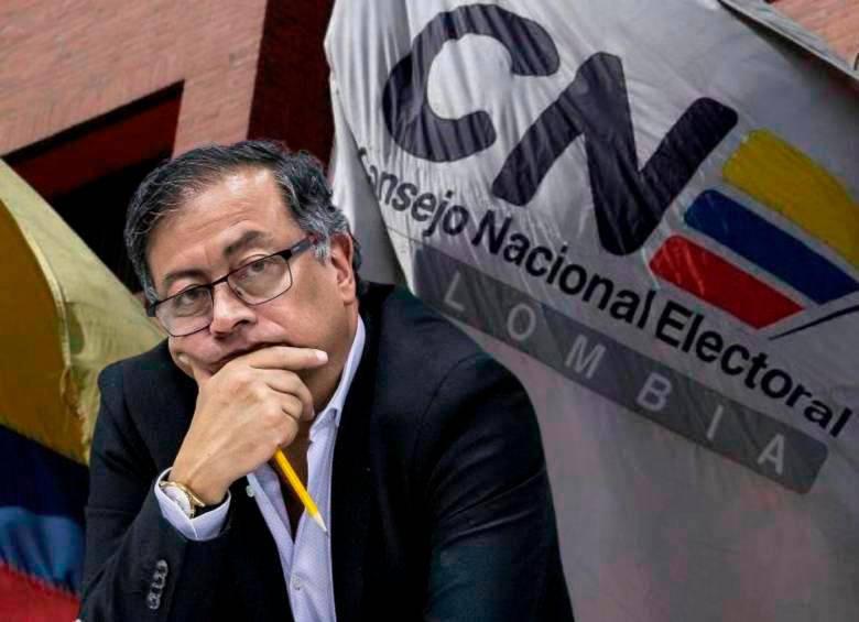 El presidente Petro cuestiona la investigación del CNE sobre su campaña y llama a movilizaciones, mientras se reportan $5.400 millones sin justificar en su financiación. FOTO: Colprensa.