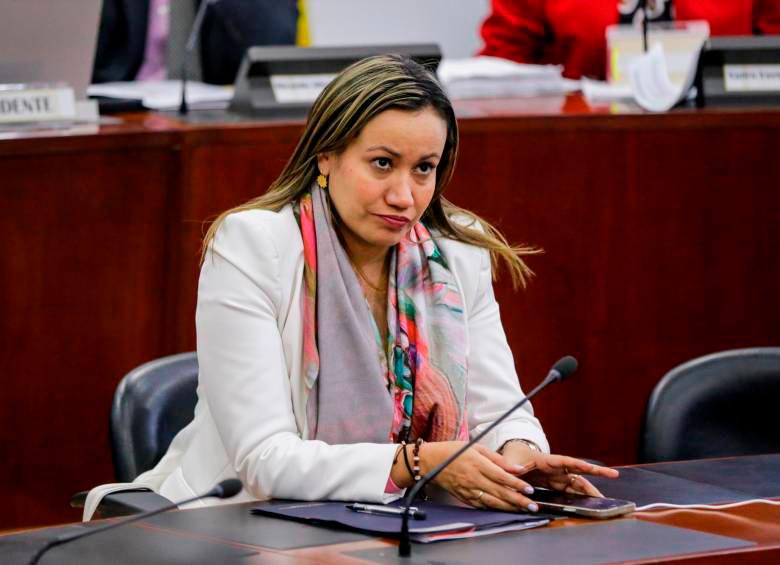 Carolina Corcho fue la primera ministra de Salud del presidente Gustavo Petro y ahora la proyectan como candidata del Pacto Histórico para las elecciones del 2026. FOTO Esneyder Gutiérrez 