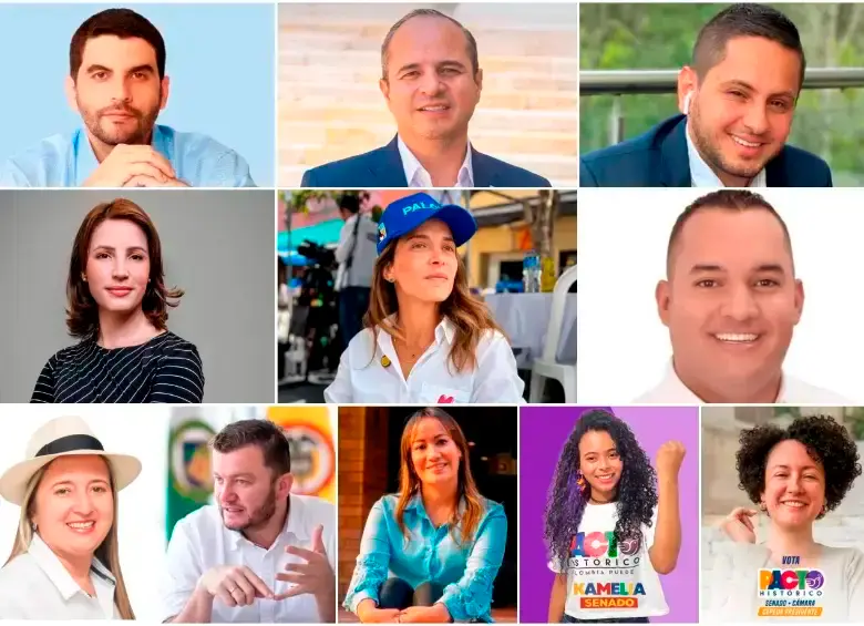 Arriba: Hernán Cadavid, Juan Espinal y Esteban Quintero; en el centro: Julia Correa, María Clara Posada y Daniel Restrepo; abajo: María Eugenia Lopera, Santiago Montoya, Carolina Corcho, Kamelia Zuluaga Navarro e Isabel Zuleta. FOTO EL COLOMBIANO Y CORTESÍA