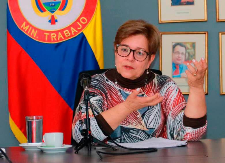 Gloria Inés Ramírez, ministra de Trabajo, dijo que el Gobierno espera que “salga la mejor reforma laboral para todos”. FOTO MINISTERIO DE TRABAJO 