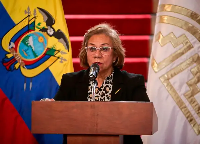La canciller de Colombia, Rosa Villavicencio, llegó al cargo en julio de 2025. FOTO COLPRENSA