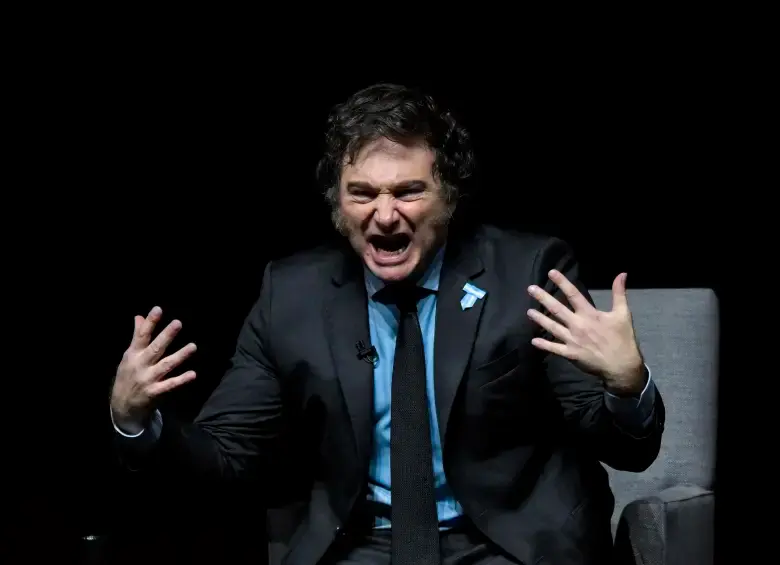Javier Milei, presidente de Argentina. FOTO: Getty