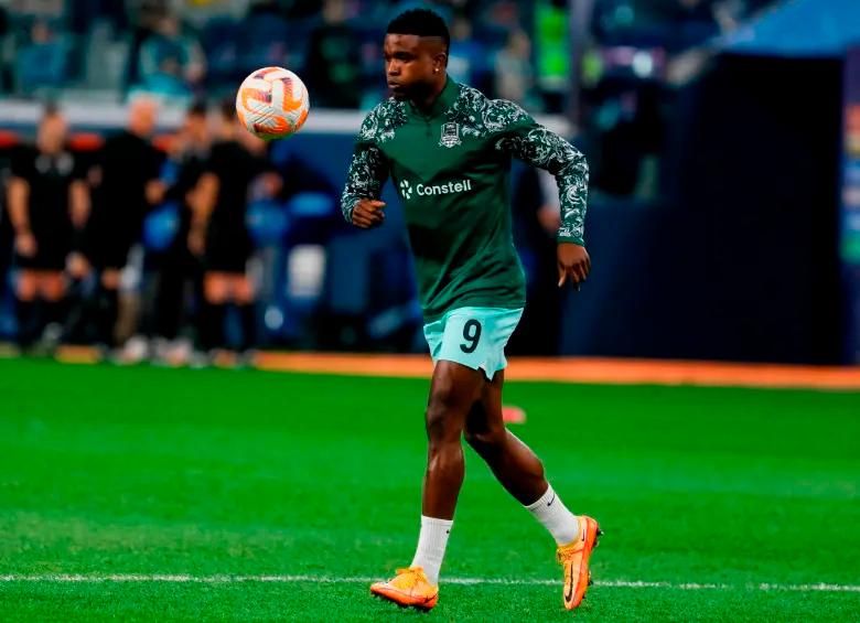 Jhon Córdoba es el máximo artillero de Krasnodar en la actual temporada de la Liga rusa con 11 goles. FOTO: Getty