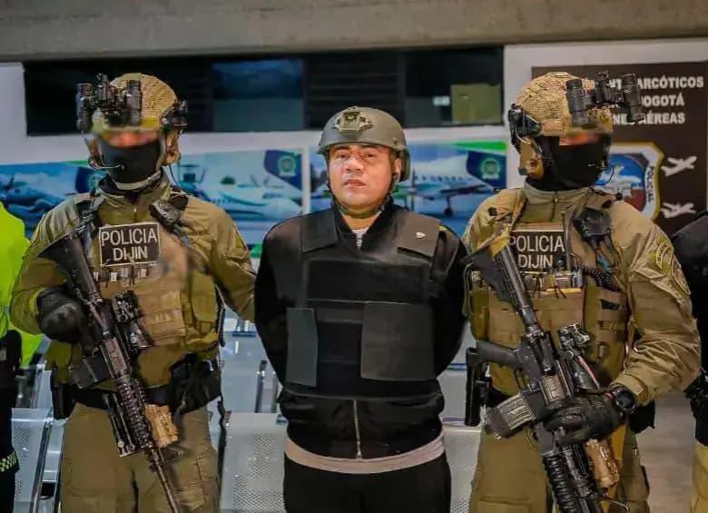 Alias ‘Pipe Tulu’a’, líder de la banda ‘La Inmaculada’ fue extraditado a Estados Unidos a principios de febrero. FOTO: Colprensa.