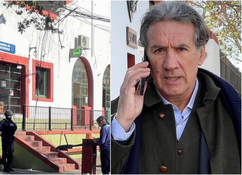 Las oficinas de la Interpol en Argentina, donde el representante de los agresores, el abogado Rafael Cuneo, fue a defender a los jóvenes franceses. FOTO: REDES SOCIALES