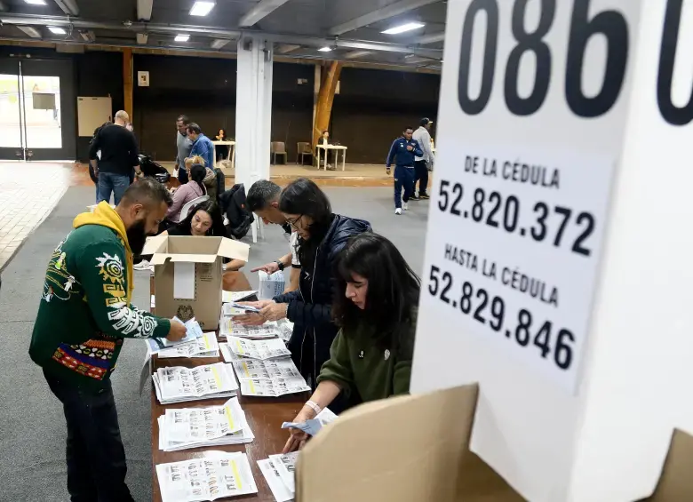 Ya se terminó el escrutinio y misiones internacionales señalan que sistema electoral es transparente. Foto: Colprensa