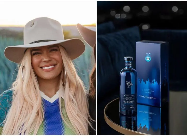 El nuevo tequila de Karol G tendrá notas de roble, miel y agave tostado dulce. FOTO: Tomada de Instagram Karol G