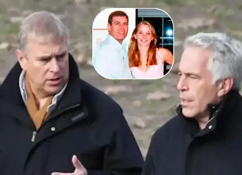 El expríncipe Andrés y Jeffrey Epstein. FOTO: Captura de video