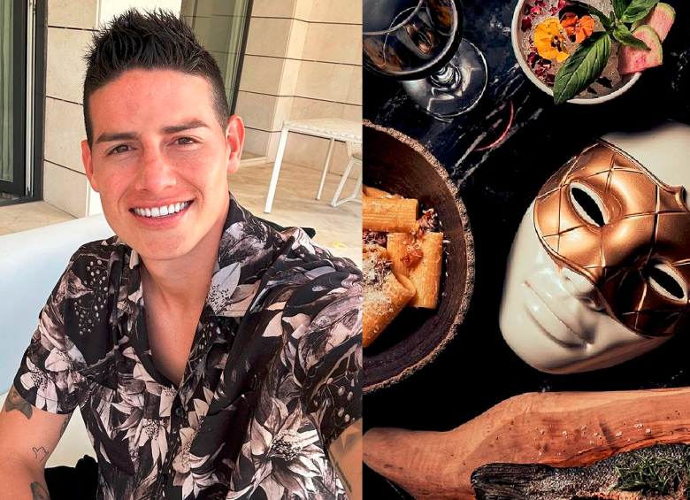 James ingresa al mundo de la gastronomía con restaurante Arrogante. Foto: Tomada del instagram @jamesrodriguez10 y @arrogante bogota. 