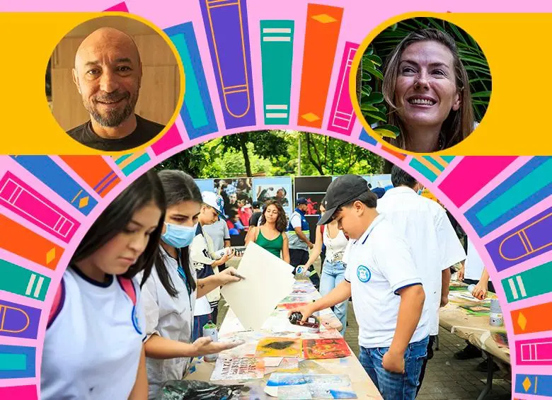 Las cifras de esta edición de la Fiesta del Libro y la Cultura ratifican la candidatura de Medellín en la competencia por ser en 2027 la capital mundial del libro. Fotos Camilo Suárez / Diseño Camila Herrera