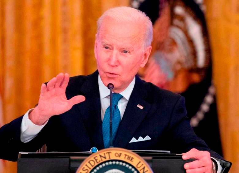 Joe Biden se enteró del operativo del FBI en la casa de Donald Trump como “todos los estadounidenses”, dijo la portavoz del presidente. FOTO EFE