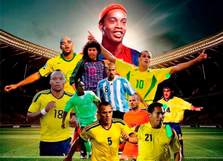 El astro brasileño Ronaldinho llegó a Medellín en la noche del viernes y dio algunas entrevistas a la espera del encuentro deportivo, que finalmente fue cancelado este sábado. FOTO CORTESÍA 
