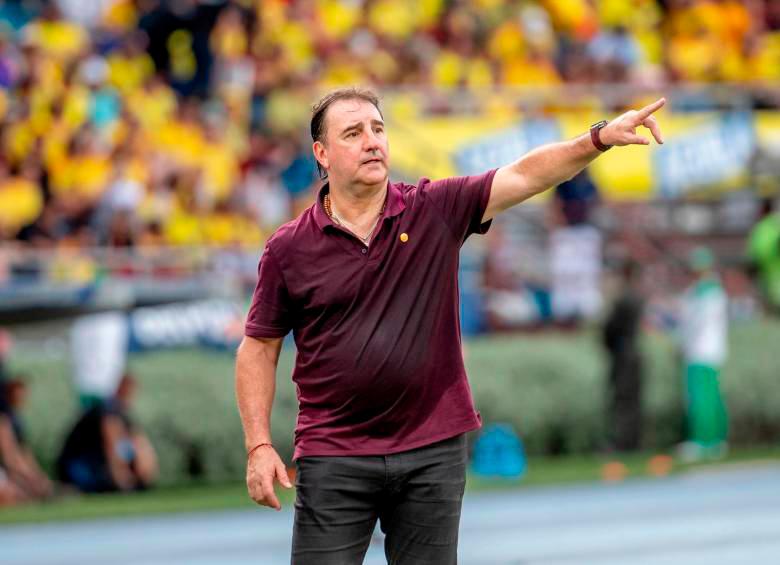 El técnico de la Selección Colombia, Néstor Lorenzo, terminó el 2024 con un balance positivo. FOTO: JUAN ANTONIO SÁNCHEZ