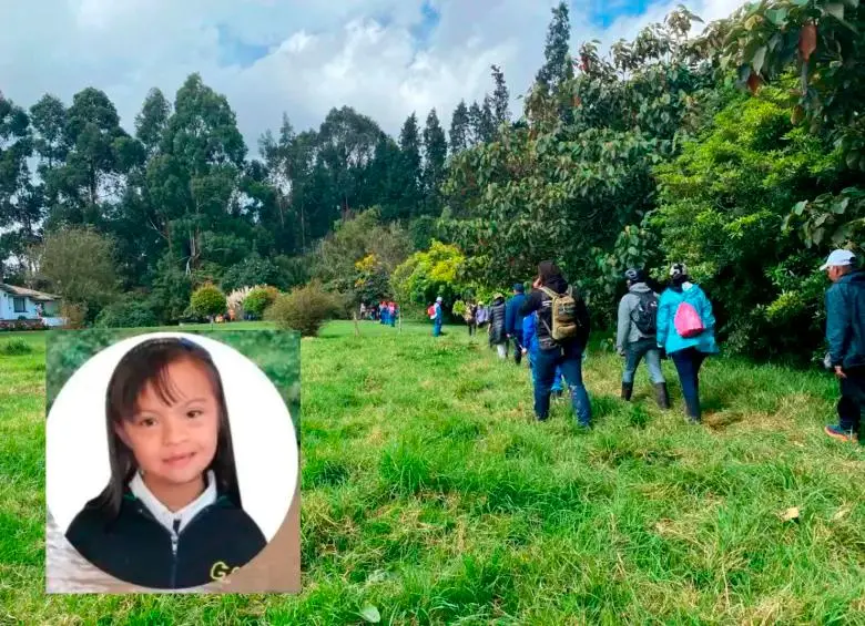 Valeria Afanador es buscada por un grupo de 200 rescatistas. FOTO: Cortesía