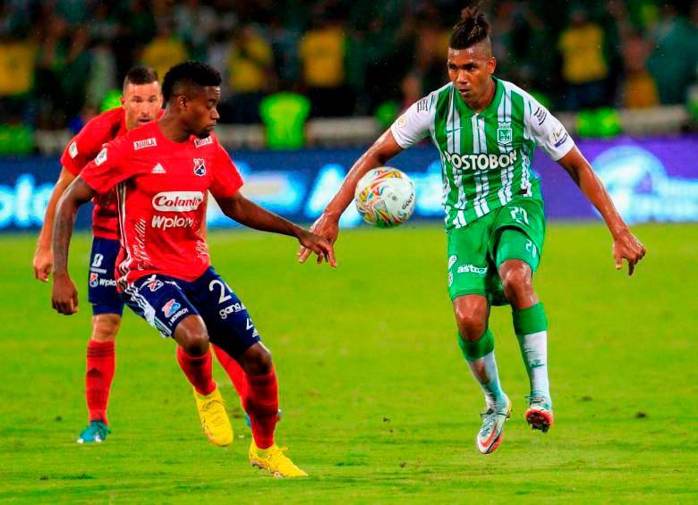 El último enfrentamiento entre estos dos equipos terminó 3-2 a favor de Atlético Nacional. FOTO: CAMILO SUÁREZ 