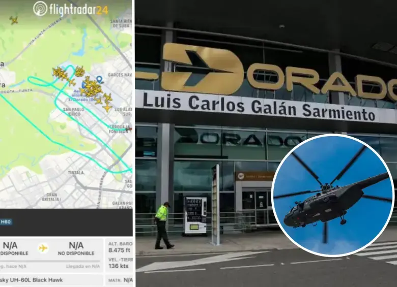 La Aeronáutica Civil publicó un informe sobre el incidente entre un helicóptero del Ejército y una controladora aérea en el Aeropuerto Internacional El Dorado. FOTO: Captura de pantalla.