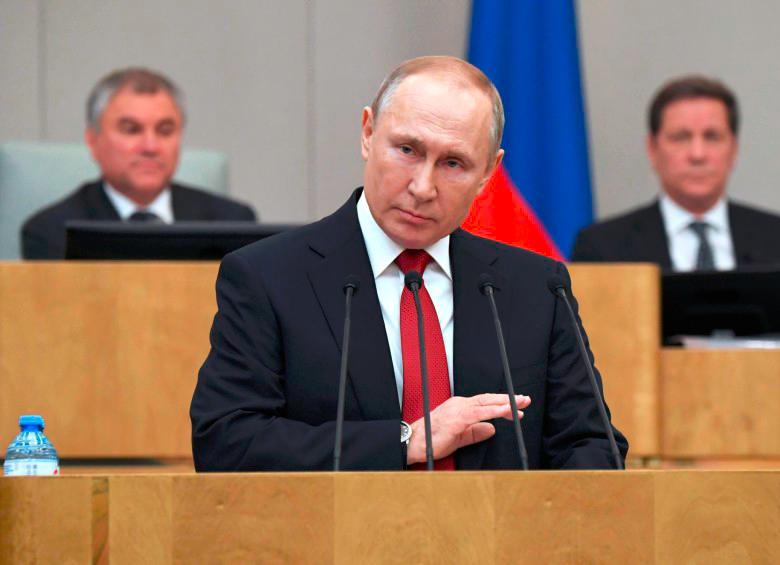 El presidente de Rusia, Vladimir Putin ordenó invadir Ucrania el pasado 24 de febrero. FOTO: AFP