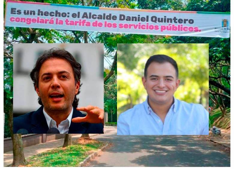 El exalcalde Daniel Quintero fue denunciado en la Contraloría por el concejal electo Andrés Tobón. FOTOS EL COLOMBIANO y Cortesía