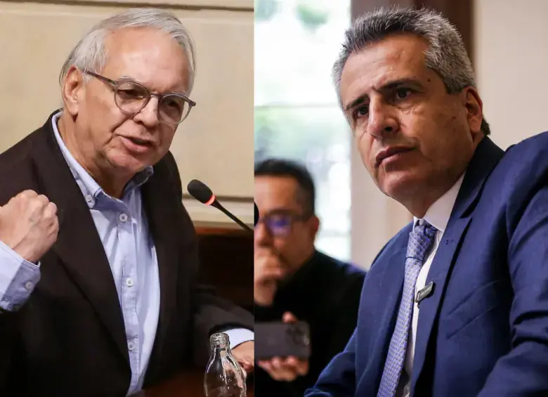 Ricardo Bonilla y Luis Fernando Velasco deberán responder por los delitos de concierto para delinquir agravado, cohecho e interés indebido en la celebración de contratos imputados por la Fiscalía. Ellos aseguran ser inocentes. FOTOS: COLPRENSA