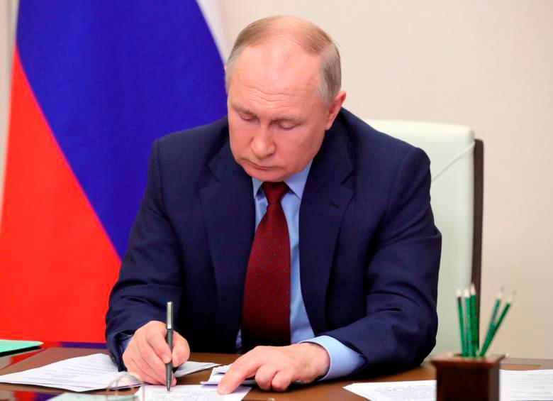 Vladimir Putin, presidente de Rusia. FOTO: EFE
