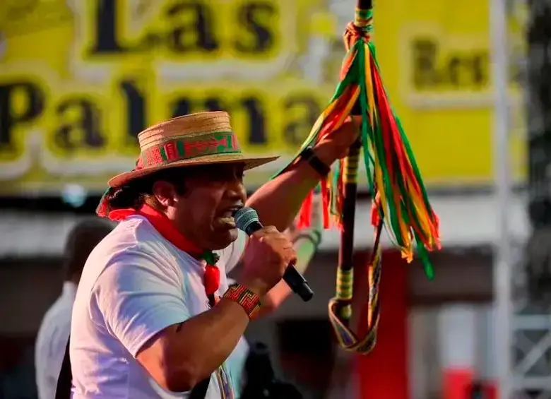 El nuevo ministro de la Igualdad, Alfredo Acosta, fue líder de la guardia indígena en el Cauca. FOTO CORTESÍA