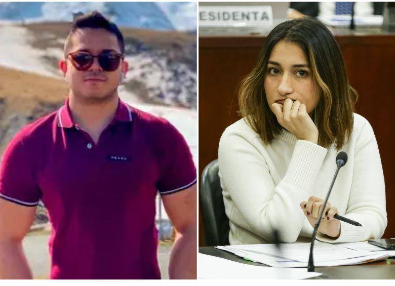 Nicolás Alcocer, hijo de la primera dama Verónica Alcocer, y Laura Sarabia, embajadora de Colombia en el Reino Unido. FOTO: Archivo