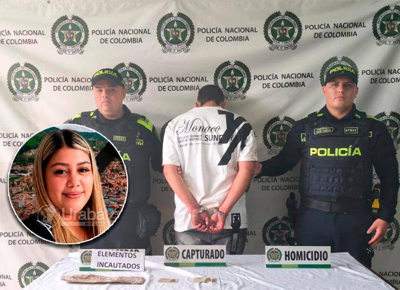 El presunto homicida de Valentina Vanegas fue capturado en el mismo sitio de los hechos. FOTO: CORTESÍA