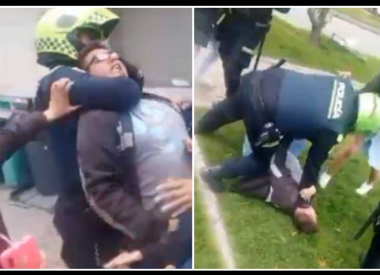 El ciudadano interpondrá una denuncia por “intento de homicidio” tras un incidente con la Policía en Bogotá. FOTO: Captura de video