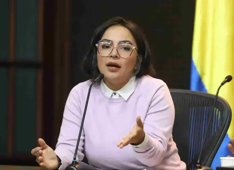 Jennifer Pedraza, representante a la Cámara por Bogotá, ya denunció ante la Fiscalía el caso de Juliana Guerrero por falsedad en documento público y fraude procesal. FOTO Colprensa
